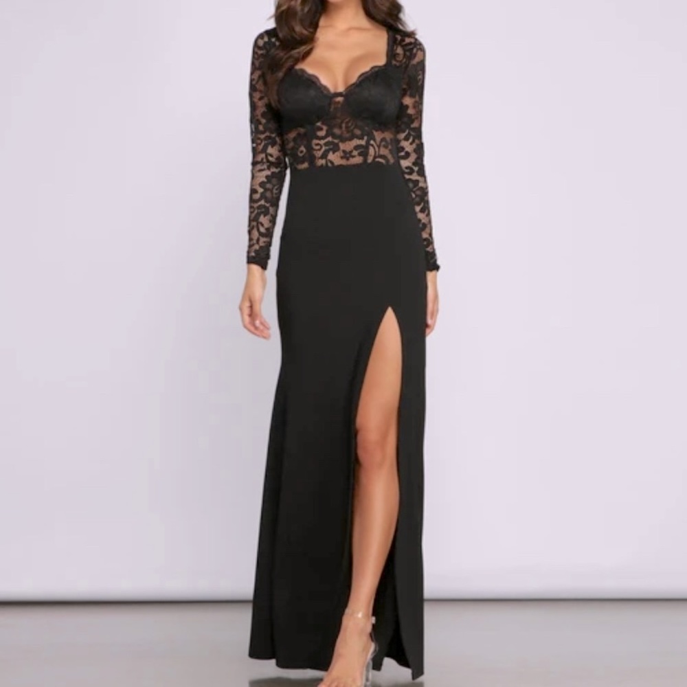 April Formal Lace Mermaid Dress